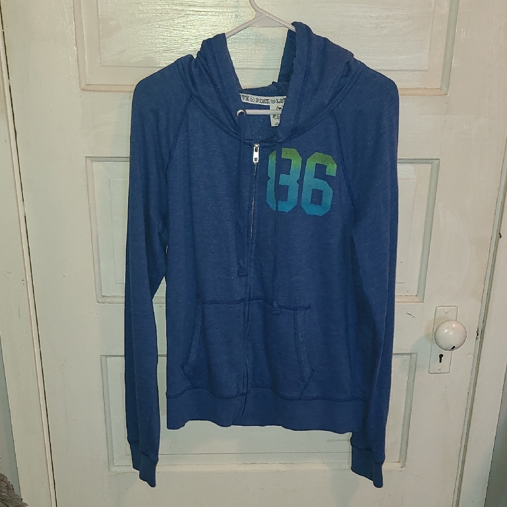 Victoria's Secret Pink Blue Hoodie